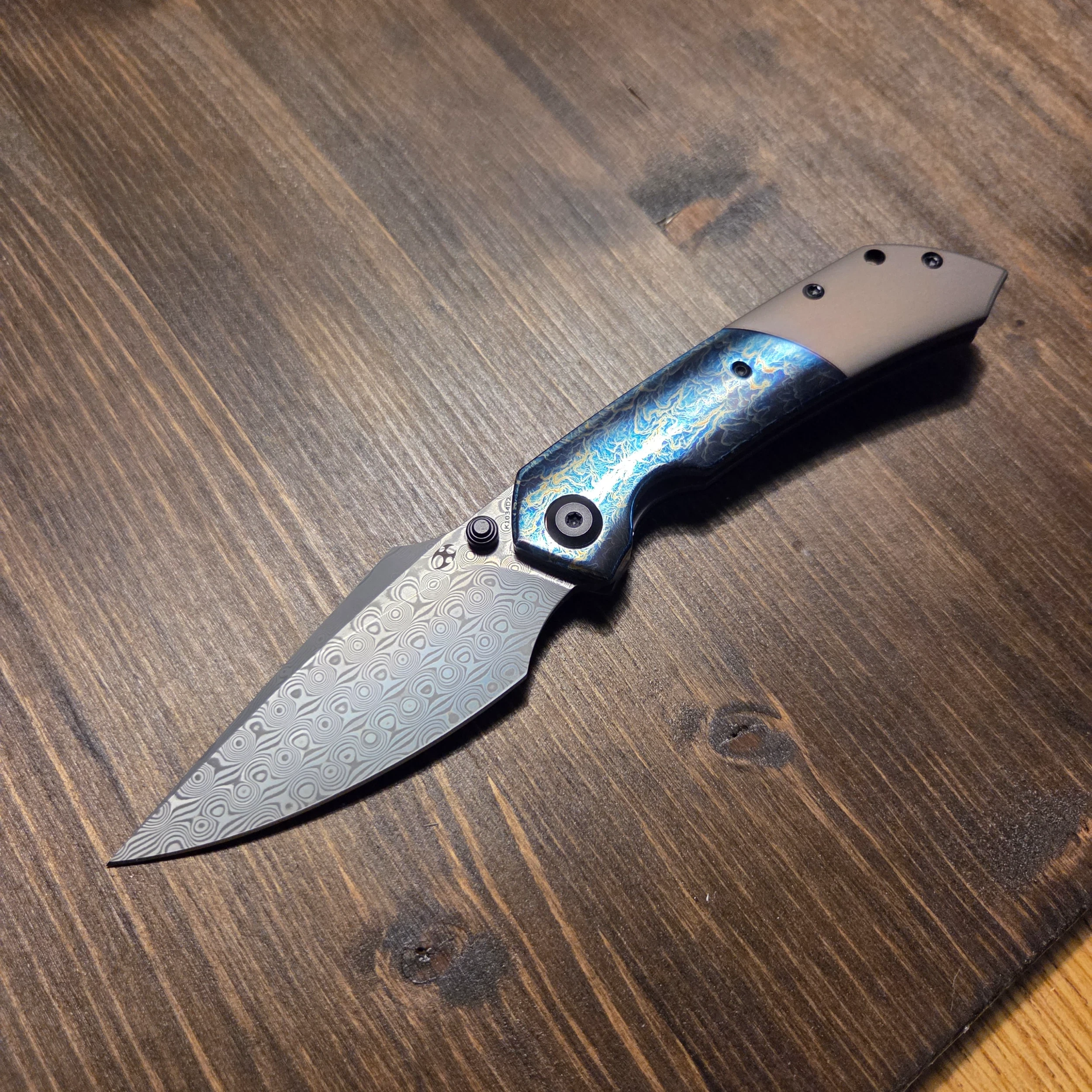 Bladebinge - KANSEPT Fenrir Liner Lock Blackwash Titanium with