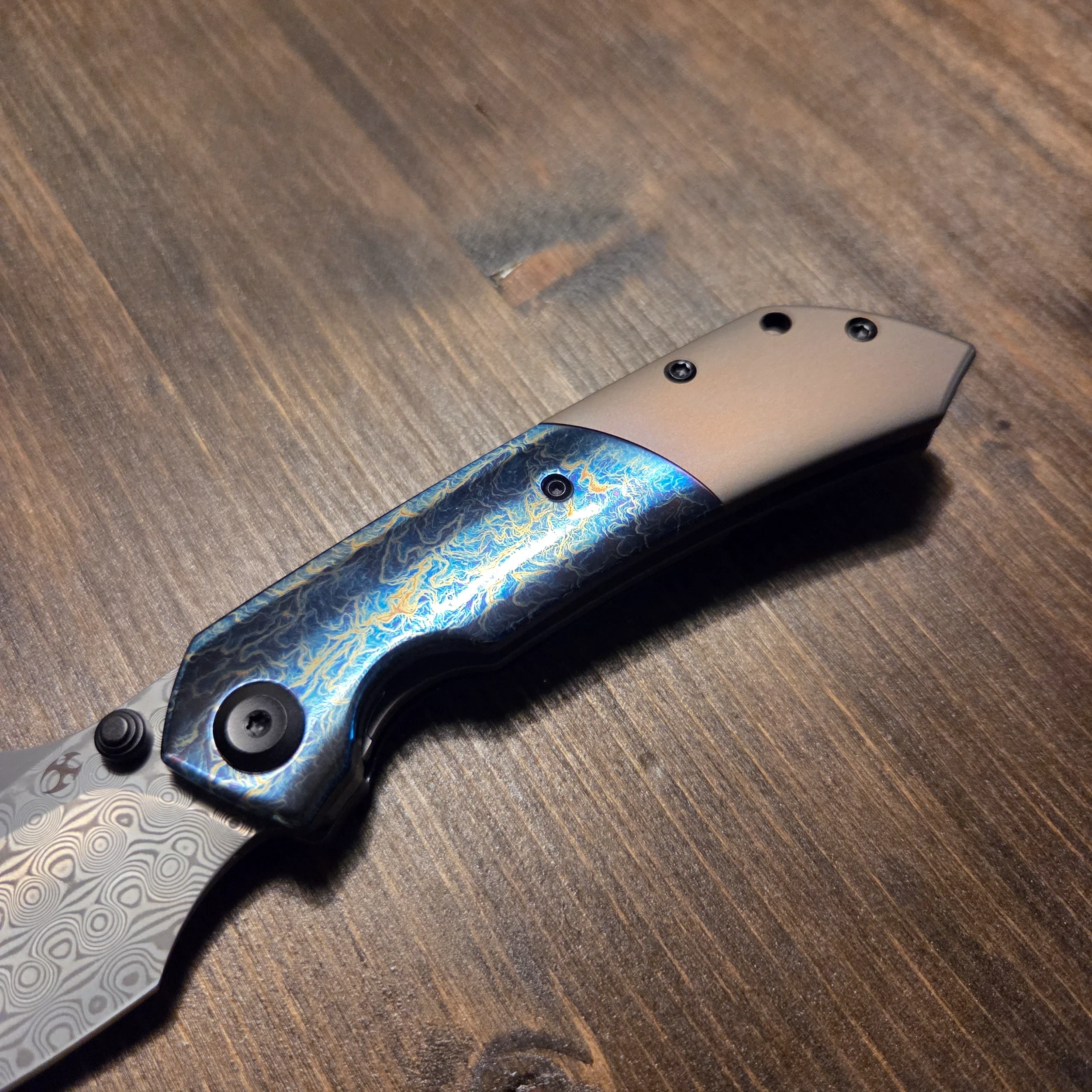 Bladebinge - KANSEPT Fenrir Liner Lock Blackwash Titanium with