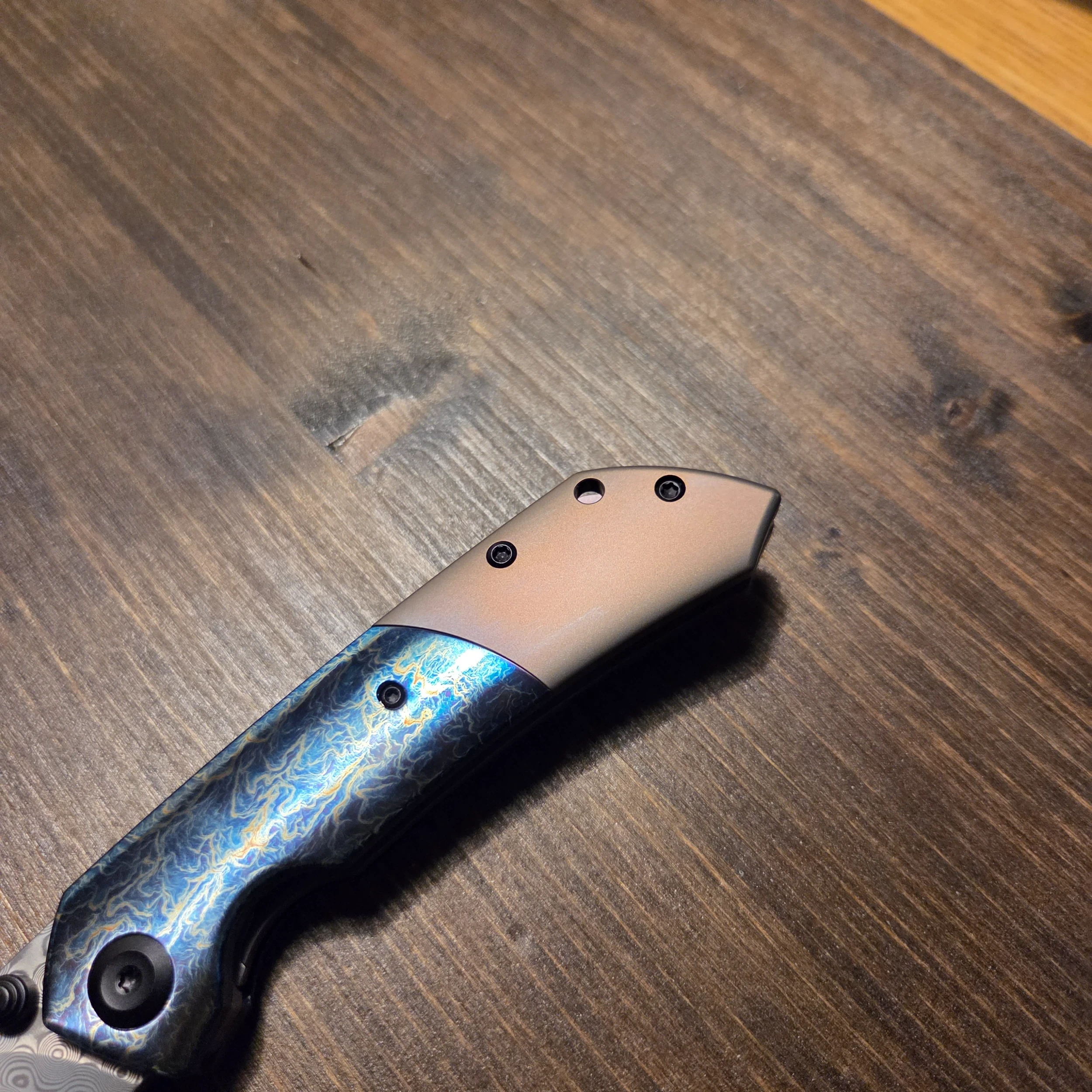 Bladebinge - KANSEPT Fenrir Liner Lock Blackwash Titanium with