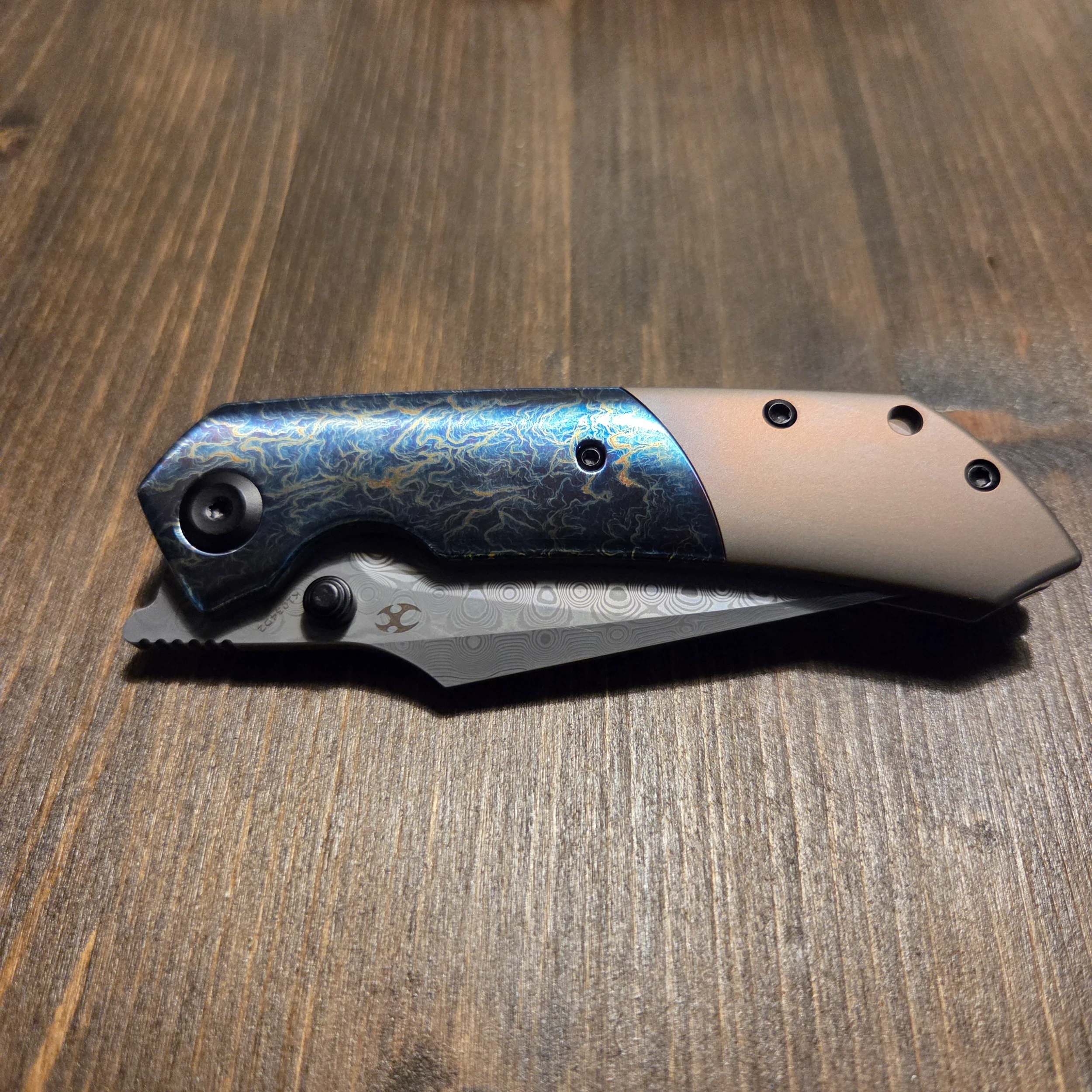 Bladebinge - KANSEPT Fenrir Liner Lock Blackwash Titanium with